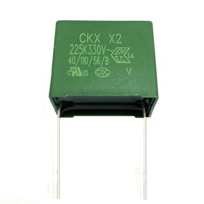 China Available for AC EMI filter Taiwan manufacturer metallized polypropylene film capacitors, X2 safety capacitor, 300VAC~330VAC for sale