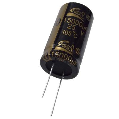 China Power Supply Taiwan Manufacturer of Aluminum Electrolytic Capacitor, Radial 15000UF 25V for sale