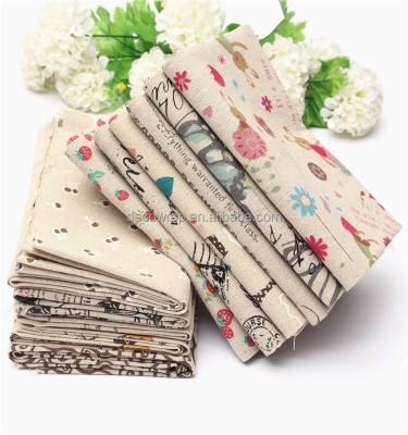 China Double Faced Polyester Cotton Wholesale HOT SALE LONGSUN DIY Fabric Factory DIY Linen Fabric for sale