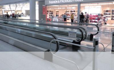 Chine Escalator de marche en aluminium de haut d'entraînement aéroport automatique de trottoir à vendre