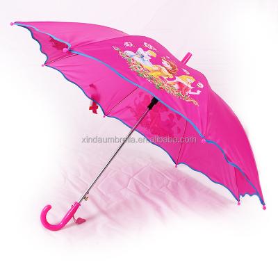 China New Design Hot Selling Frozen Kids Europe Polyester and America Frozen Elsa and Anna Umbrella Gift Umbrella for sale