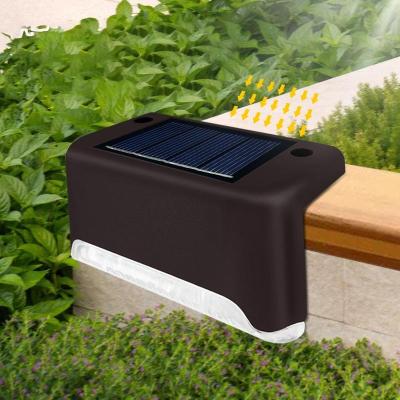 China Waterproof /Solar Energy/Adjustable Outdoor Waterproof LED Light Barrier Lamp Solar Grill Garden Light Mini Solar Powered Step Gutter for sale