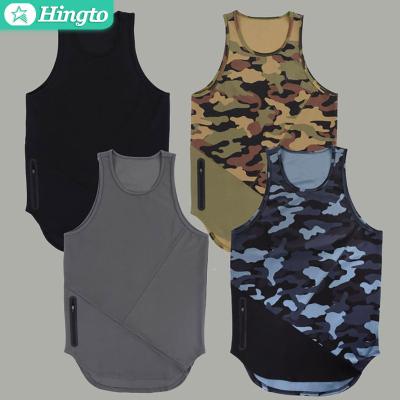 China 2021 Breathable Cotton Custom Workout Tank Top Volume For Men Fitted Summer Muscle Singlet Multi-colors Travel Sleeveless Vest Cut Out Tank for sale