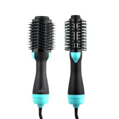 China Vkk Ionic Magic Hair Straightener Brush 3 in 1 Electric Hair Volumizer Dryer Hair Hot Air Comb for sale