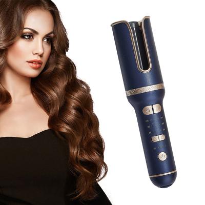 China automatic & Wireless. New Small Static Krultang Salon Hair Curler Mini Display Hair Crimper Auto Cordless Frizz and Curls Iron Reduces Frizz and Curls for sale