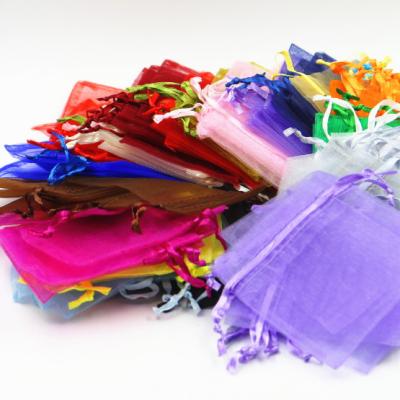 China Fence Wholesale 9x12 Cm Jewelry Organza Packaging Bags for sale