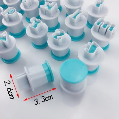 China Stocked Plunger Cake Molds Cake Decorating Tools Baking Cookie Cutter Alphabet Molds for sale