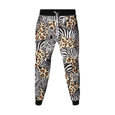 China Breathable Anti-wrinkle Pants For Men With Pockets 3D Printed Leopard Wave OEM ODM Spring And Autumn Festival New Men's Pants Breathable for sale