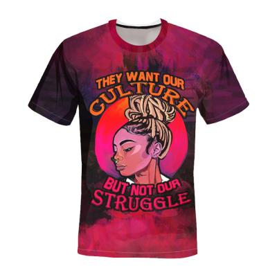 China Wholesale Anti-wrinkle Low Price 3D Woman's T-shirt Summer Short Sleeve T-shirts For Women With Digital Printing for sale