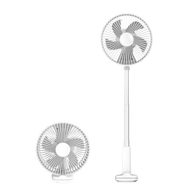 China New Portable Rise 6 IN Folding Fan F8E Portable Folding Wall Hanging Clip Telescopic Fans For Baby Carriage for sale