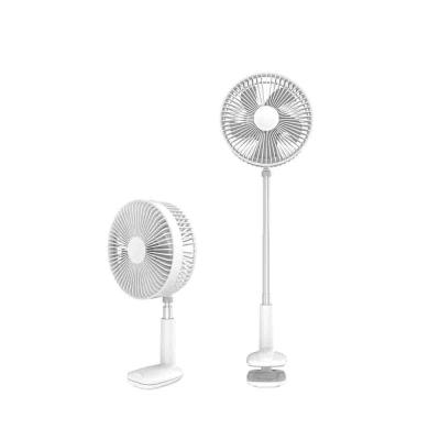 China F8E Portable Universal Wireless Plastic Desktop Fan Desk Table Outdoor Standing Fans 6 In Storage Clip Folding Fan for sale