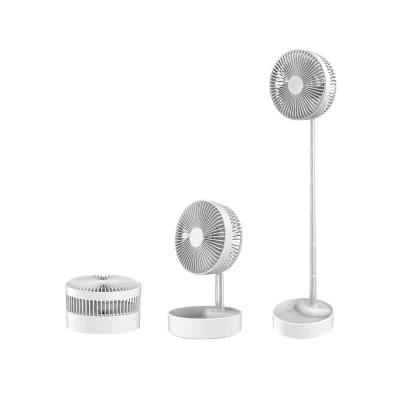 China Portable Portable Large 1800mah Battery Telescopic Super Silent Stand Fan 6 IN Table Folding Fans F-3 Storage Floor Fan for sale