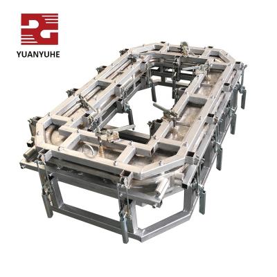 China YUANYUHE Factory Single CNC Machine Aluminum Molds Plastic Rotomolding Mold for sale