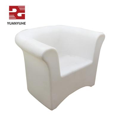 China LDPE Furniture Single Rotary Plastic Lounge Chair By Rotomold Molding for sale