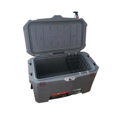 China Simple OEM Custom PU Injected Plastic LDPE Ice Cooler Box By Rotomoulding Spinning Mold for sale