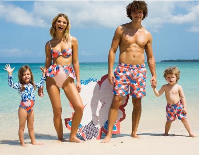 China 2020 New Parent-child Breathable Swimwear Mother and Daughter Swimwear Babies Fashion Hot Selling Beach Outfit for sale