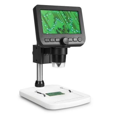 China Factory Supply Science UM046 4.3 Inch LCD Digital Microscope With Display TV Screen for sale