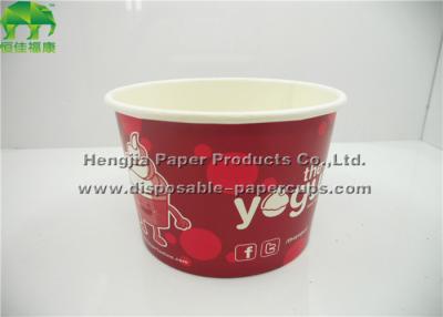 China Biodegradable PE Coated Personalised Cereal Bowl Small Paper Bowls 5oz / 6oz for sale