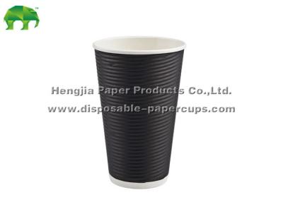 China 16oz/22oz Rimpelingsdocument Koppen van de Koppen de Beschikbare Koffie met Deksels en Kokers Te koop