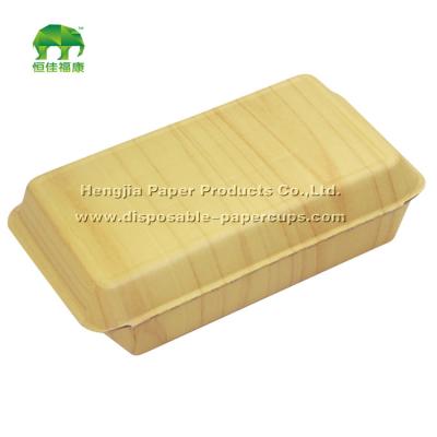 China Personalized Kraft Paper Disposable Lunch Boxes For Food With ISO QS for sale