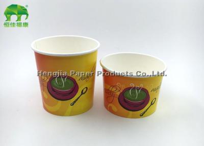 China Personalized 12oz  16oz Paper Soup Bowls Disposable Take Out Containers With No Toxic for sale