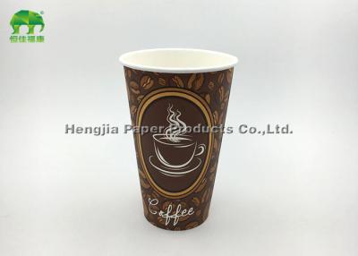 Chine Style à mur unique de papier fait sur commande de 16 d'once tasses de café qui respecte l'environnement à vendre