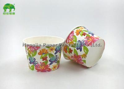 Chine Tasse de papier commerciale de crème glacée d'assurance, tasse de papier de yaourt jetable, cuvette de papier jetable à vendre