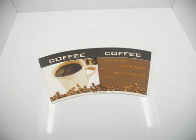 China Single / Double PE coated Coffee Paper Cup Fan 3.5oz ~ 22oz for sale