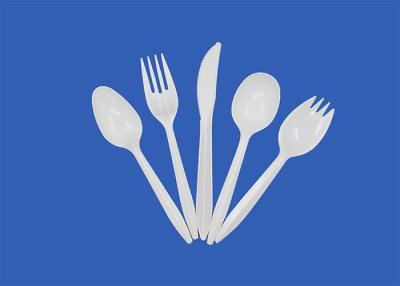 China Eco - Friendly Plastic Cutlery Fork Disposable Dinnerware Sets SGS / FDA for sale