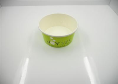 China 12oz verde personalizado isolou os copos de papel da sopa com tampas 97*82*67mm à venda