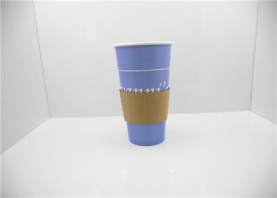 Chine Douille biodégradable de carton de tasse de café de mur de double de la catégorie 8oz comestible à vendre