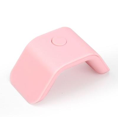 China Fast Cure Single Finger efile Mini UV Lamp Quick-drying LED Gel Nail Dryer Light Therapy Nail Machine 2w Mini Nail Lamp for sale