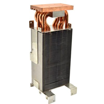 Chine Radiateur en aluminium de caloduc 4Pcs avec le refroidisseur d'unité centrale de traitement plaquant le nickel ISO9001 à vendre