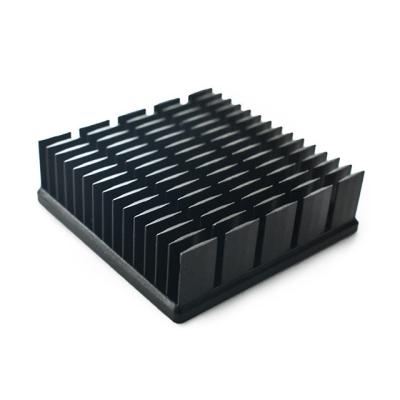 China Rustproof Black Anodized Aluminum Heat Sink , Anti Baking Aluminum Extrusion Heatsink for sale