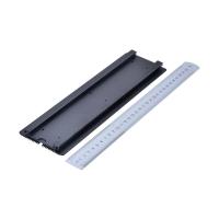 China Large flat Aluminium Heat Sink Profiles Black ODM Practical T3-T8 Temper for sale