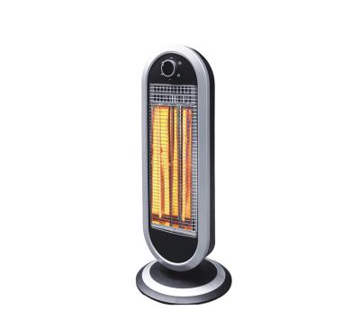 China 900W Hotel Carbon Fiber Heater Halogen Heater Free Standing Halogen Heater With Swing for sale