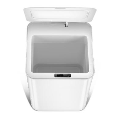 China 12L Sustainable Waste Plastic Kitchen Smart Waste Bin for sale