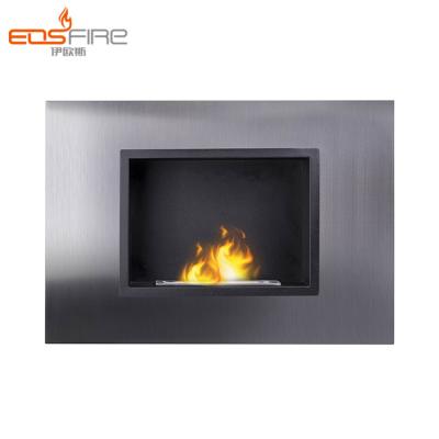 China Modern European Style Ethanol Burner Chimney Fireplace Kamin Indoor Fireplace for sale