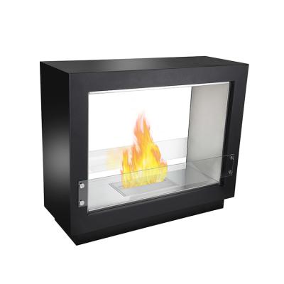 China Modern Ethanol Fireplace Safety Bioethanol Stove Energy Saving Glass for sale