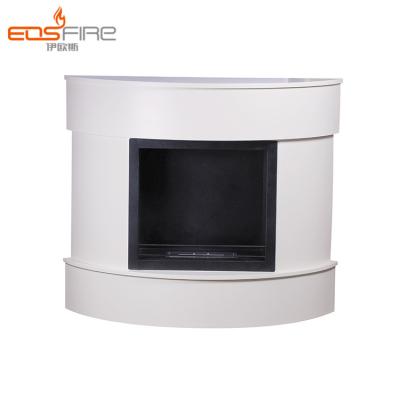 China Modern MDF Ethanol Fireplace Mantel Indoor Free Standing Fireplace for sale