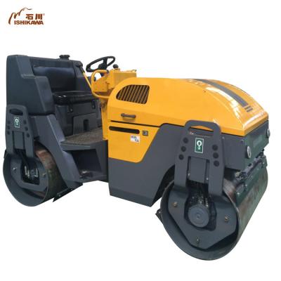 China 3 Ton Hydraulic Vibratory Asphalt Compactor Diesel Motor Road Roller Price SDW3000 for sale