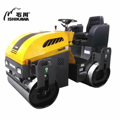 China Ishikawa 3 Ton Vibratory Road Roller with Honda's SDW3000 Motor for sale