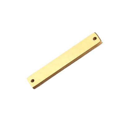 China CLASSIC High Quality Stainless Steel Bar 6x35mm NoTarnish Jewelry Component in Silver Rose Gold Personalized DIY Gold Pendant for sale