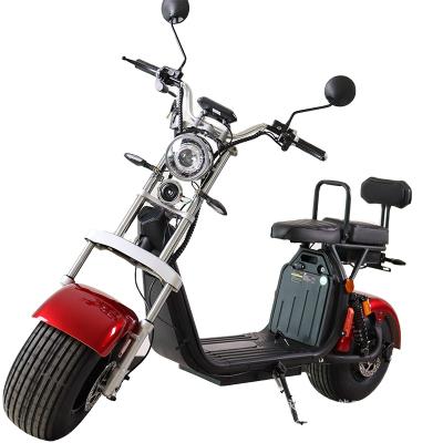 China EEC COC Dutch overseas warehouse electric scooter 1500w 60v lithium battery rear seat double seat citycoco for sale