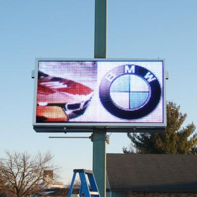 China Outdoor 16M(W)*9M(H) dimension and screen video display work second hand outdoor led wall for sale