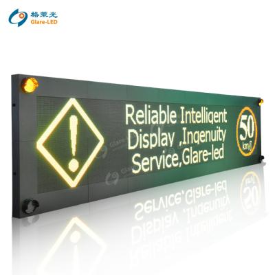 China Traffic roads use variable traffic LED message display for safety for sale