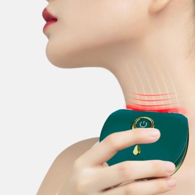 China Skin Tightening OEM ODM Factory Home Use EMS Electronic Mini Face Massager Lighten Neck Wrinkle Device for sale