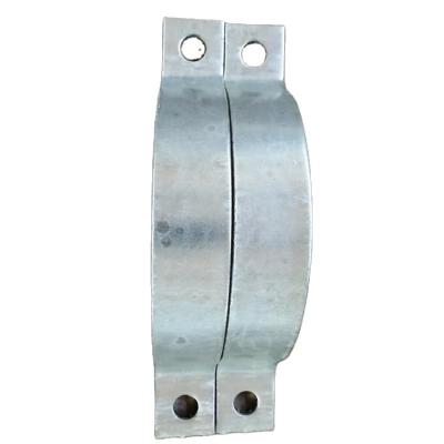 China Easy Installation Custom Stainless Steel Pipe Guardrail Pipe Clamp for sale