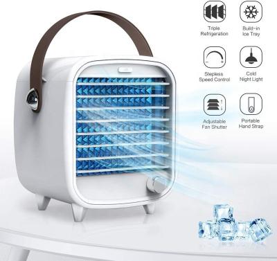 China SMARTDEVIL Small Easy Portable Air Conditioner USB Air Cooler Cooler Cooler Fan Strong Wind Desktop Built-in Features for sale