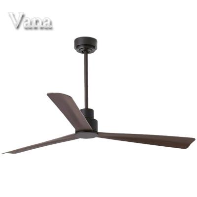 China With Knock Down Function Indonesia Hotel Resort Breeze Rustic Ceiling Fan With Light Handheld Remote Controlled Wood Leaf Ceiling Fan for sale